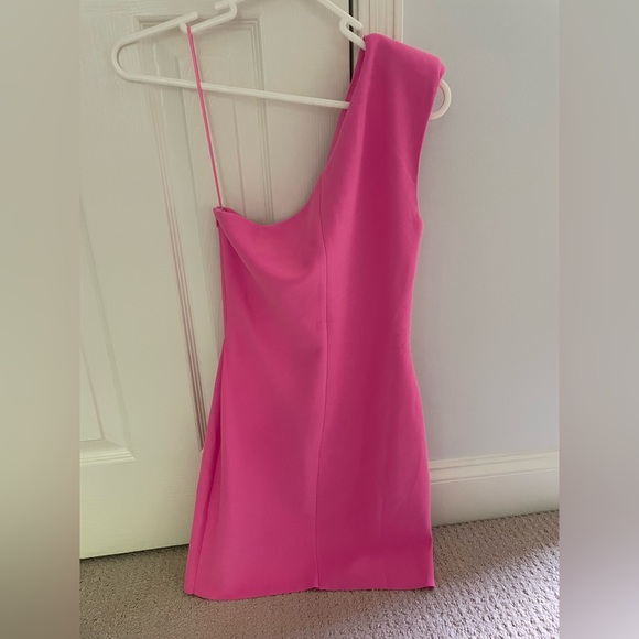 Amanda Uprichard Kyra Dress in shocking pink - Picture 4 of 5